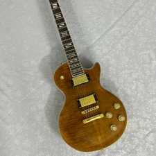 High-quality Flame Maple top - Les Paul - Electric Guitar - Gold Hardware