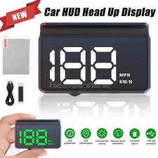 Gps Digital Speedometer Hud Cars Head Up Display Mph Kmh Overspeed Alarm Meter