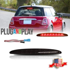 LED Rear 3rd Third Brake Light Lamp For 2002-06 Mini Cooper R50 R53 Smoked Lens