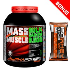 Weight Gainer Poudre Shake développement d'une masse protéine de lactosérum BCAA