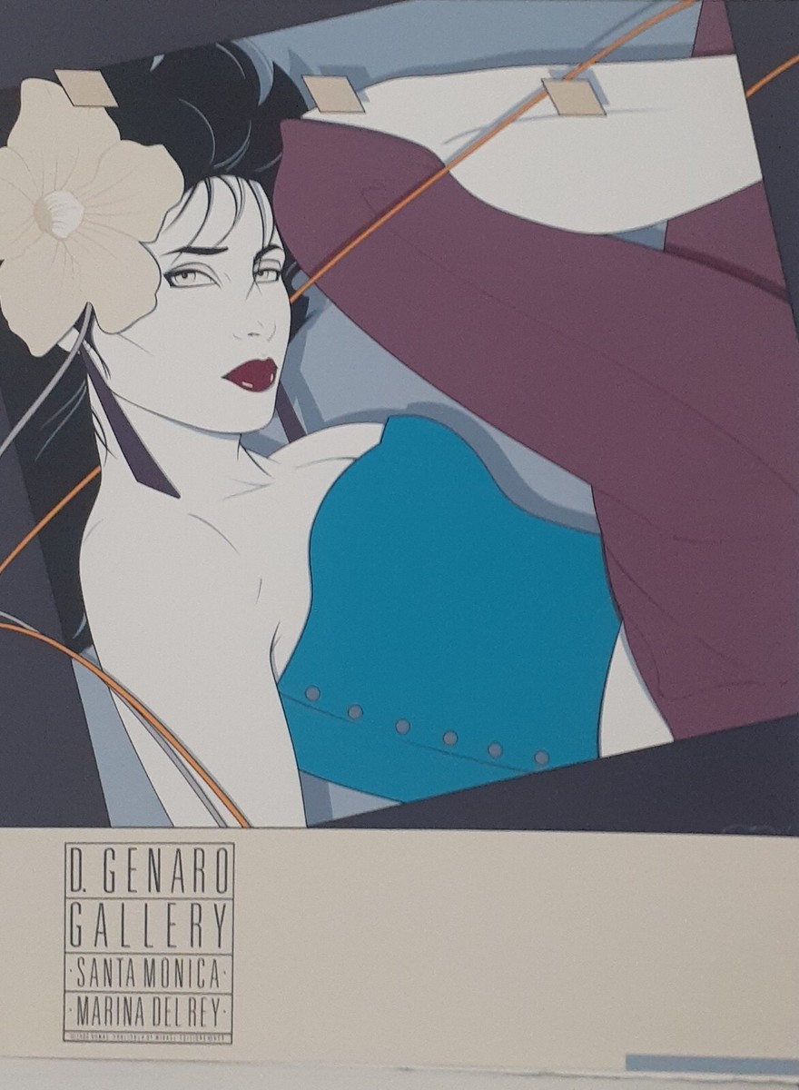 PATRICK NAGEL リトグラフポスター Vintage Patrick NAGEL Signed Print 80s Ladies Framed | eBay