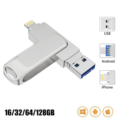 Adaptador de memoria de unidad flash extendida de 8 pines/micro USB 2025 para iPhone - Imagen 11 de 14