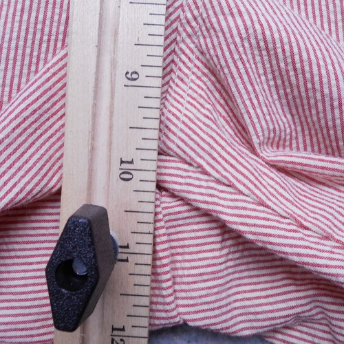 Bills Khakis Shorts Men 34 Red Cream Pinpoint Seersucker Standard Fit PS RCPS A6 - Bild 6 von 13