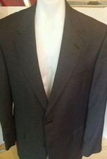 Charcoal Daniel Cremieux Blazer Size 42 Reg Loro Piana Fabric Union Made Nice 
