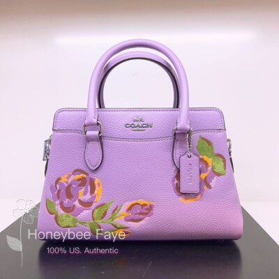 Rie、DUVETICA&COACH 2点おまとめ Nwt Coach Mini Darcie Carryall With Rose Print CL423 | eBay