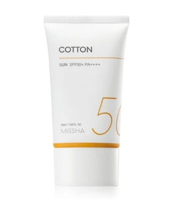 Missha All Around Safe Block Cotton Sunscreen SPF50+, 50 ml