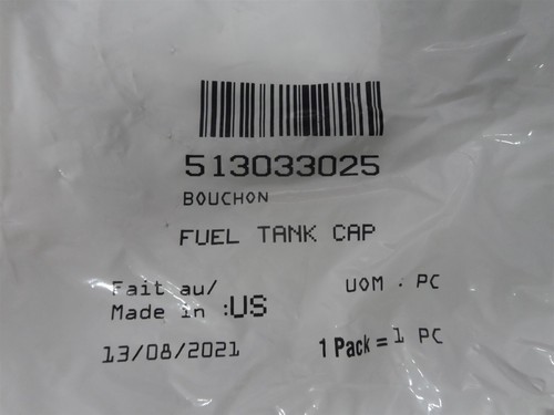 NOS OEM CAN AM Fuel Tank Cap 04-23 Outlander 450-1000 Renegade Traxter 513033025 - Picture 6 of 6