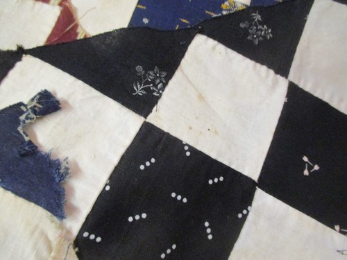 Antik 1880er 19 Quilt Blöcke Großmutters Stolz Double Pinks Indigos Madders - Bild 8 von 12