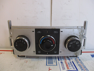   2012 CHEVY MALIBU A/C HEATER CLIMATE CONTROL TEMPERATURE FAN REAR DEFROSTER