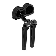 1.0" Bar 10" Tall Black Risers for Harley Road Glide Special Ultra FLTRX 2015-23