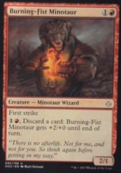 Burning-Fist Minotaur - Hour of Devastation 85/199 Uncommon