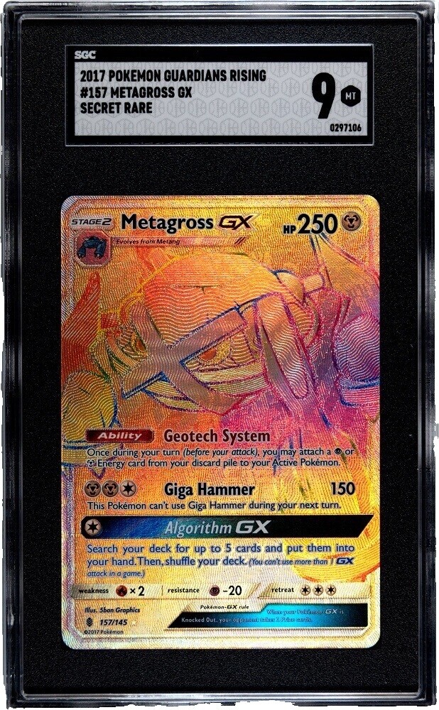metagross gx pokemon card value - SM - Guardians Rising [ULTRA RARE] 85/145 / Ultra Rare Card Type / HP / Stage Metagross GX - Guardians Rising