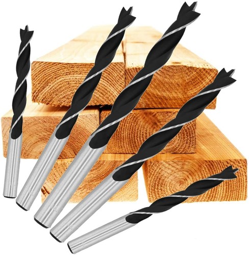 Broca de madera Brad Point 5/16 pulgadas Taladros para carpintería para madera blanda dura-5 piezas - Imagen 7 de 9