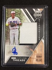 2017 Elite Extra Edition Baseball:Ronny Rojas ,game Jersey,Auto. 34/99 Future