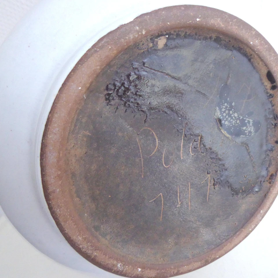 Vintage signed ceramic vase 70s/ Mid Century Modern Vase/ vase retro decor - Bild 4 von 4