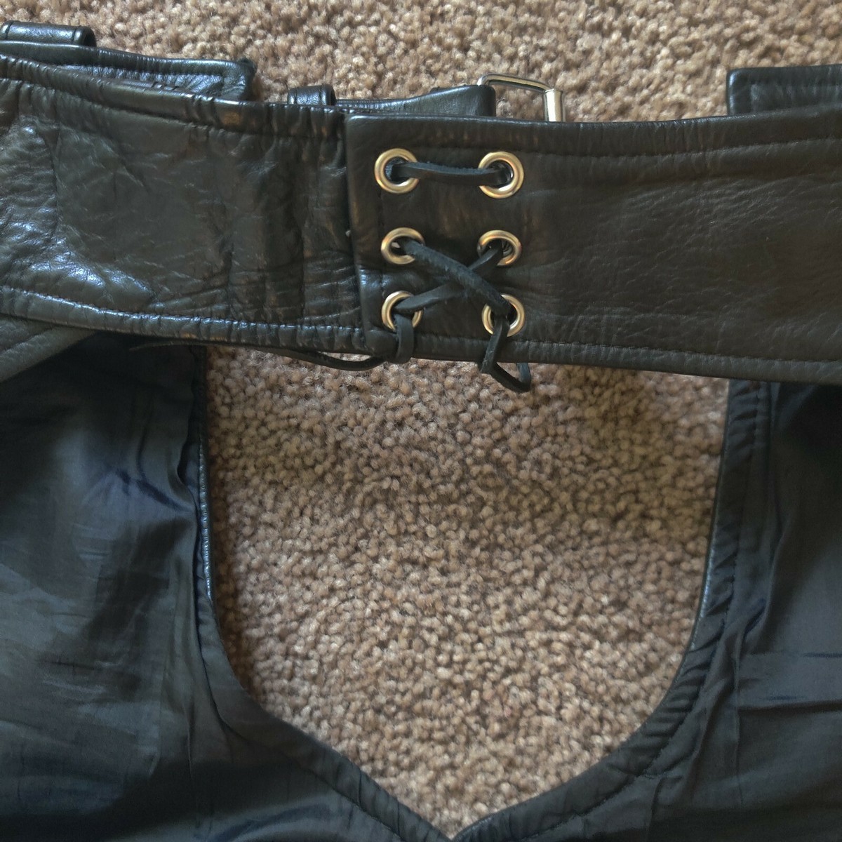 Vintage Vanguard Leather of America Cowhide Chaps | eBay