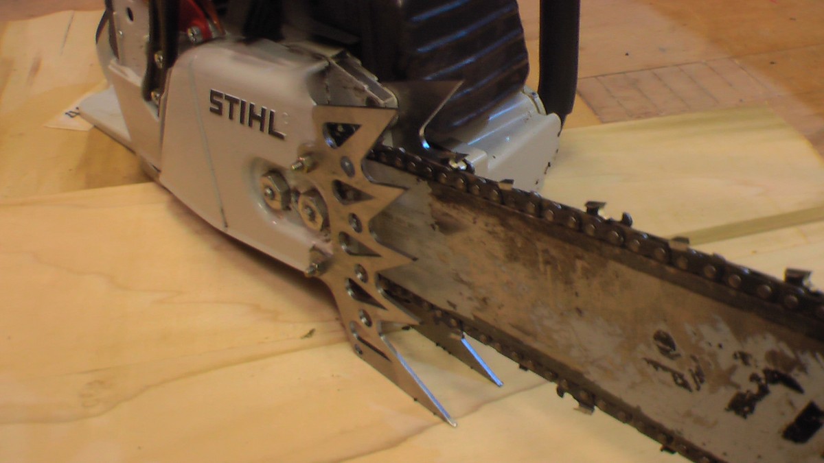 Stihl 021 023 025 dog dawg spike type II STEEL skeletonize laser fang