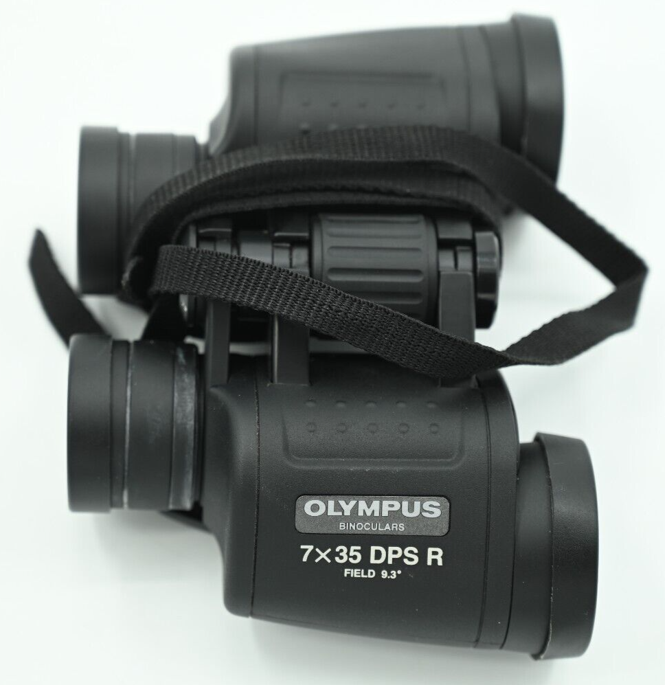 Olympus 7x35 DPS R Field 9.3° Black Binoculars with Case and End 