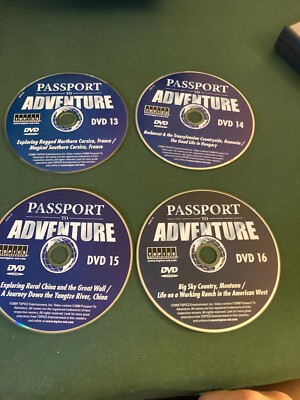 Passport to Adventure DVD Incomplete Set 16 DVDs (see description