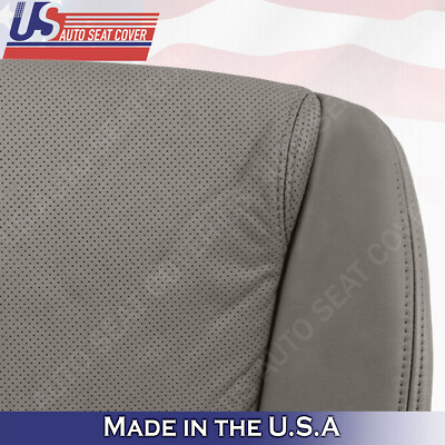 For 2006 - 2011 Lexus GS350 Driver Bottom Perforated Leather Seat Cover In Gray - Foto 4