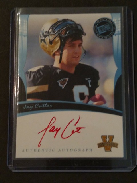 2006 Press Pass Legends Red Ink Autograph Jay Cutler Rookie Card EBay