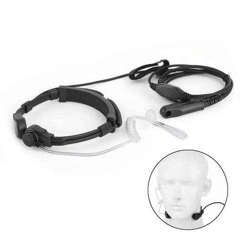 Acoustic Tube Throat Vibration Mic Headset For Baofeng UV-9R Plus BF-9700 GT-3WP - Photo 3/14