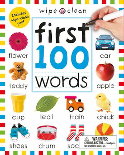 Om Books International  Wipe Clean : First 100 Words Workbook main image 0