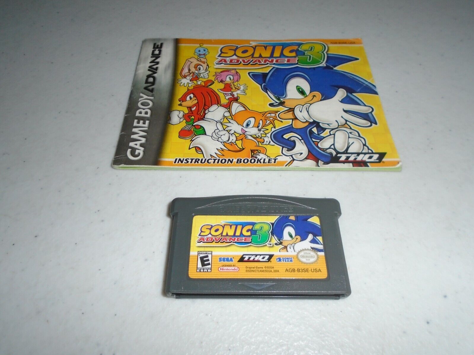 Sonic Advance NTSC Gameboy Advance GBA En 