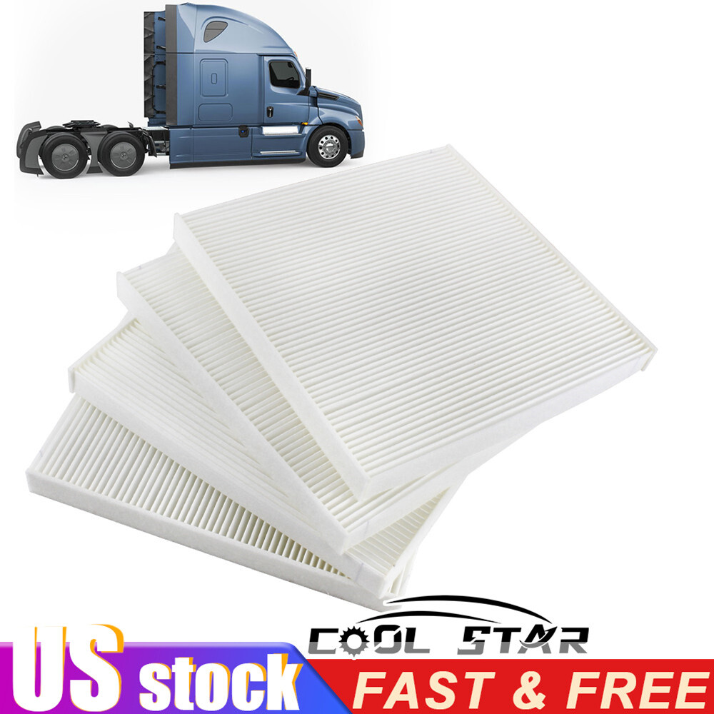 2-Pack Cabin Air Filter For Freightliner Cascadia & Columbia – Improves Air Quality