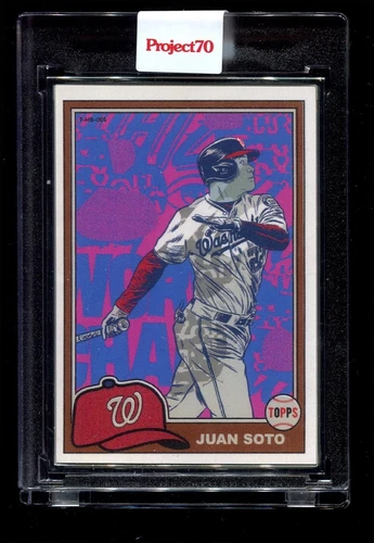 TOPPS PROJECT 70 SILVER ARTIST PROOF 189 JUAN SOTO MORNING BREATH NATIONAL 10/51