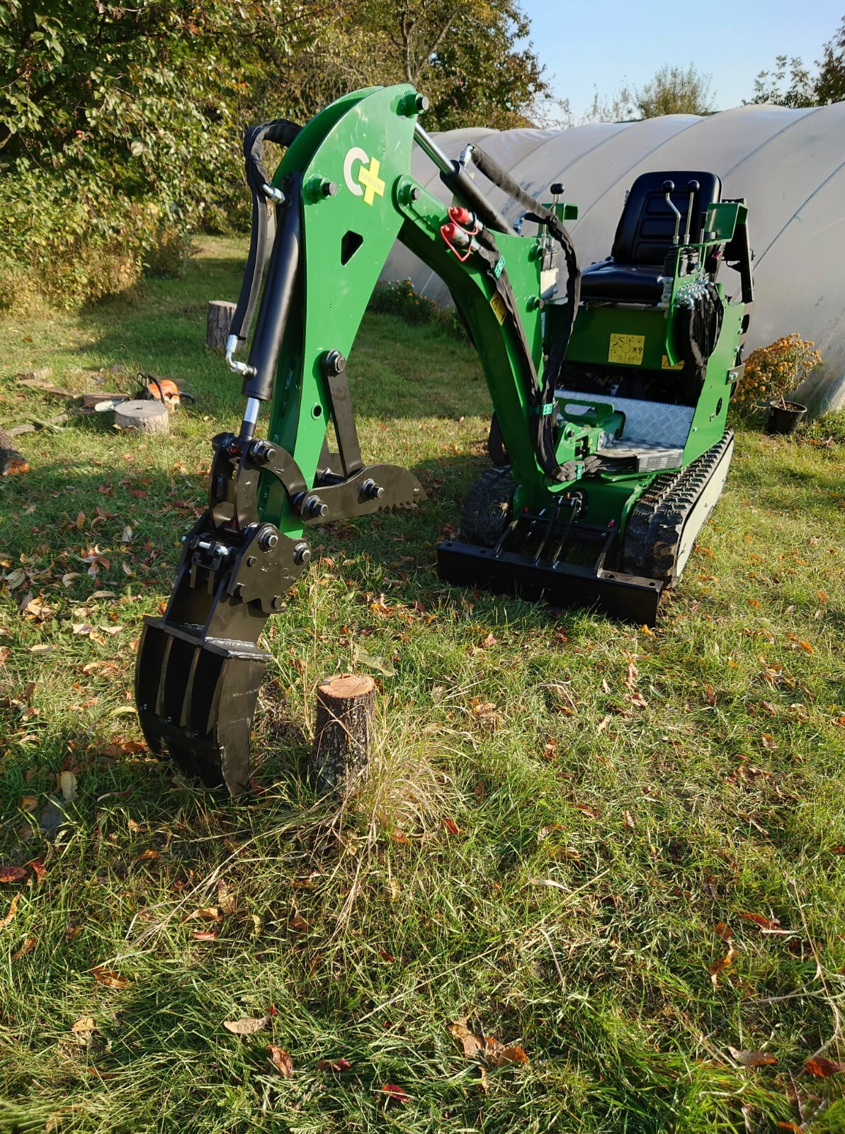 MicroMini Excavator diggeraugergrablog splitterbreaker eBay