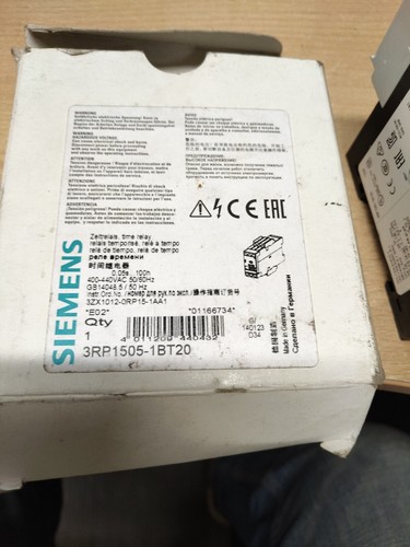 Siemens 3RP1505-1BT20 / 3RP15051BT20 (NEU originalverpackt Zeitrelais - Bild 2 von 8