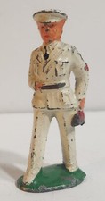 BARCLAY MANOIL DOCTOR WITH BAG IN DRESS WHITES, VINTAGE 1930s, LARGE 3.5"