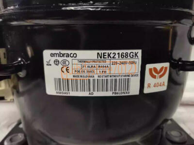 1PC Refrigeration Compressor NEK2168GK FOR EMBRACO New