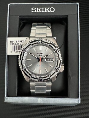 Seiko 5 Sports Collection SILVER Dial Auto JAPAN SRPK09-MINT | eBay