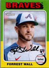 2024 Topps Heritage #494 Forrest Wall RC Atlanta Braves