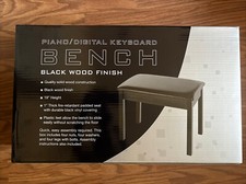 Yamaha BB1 Padded Piano Bench - Black