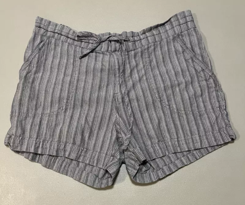 prana breathe casual elastic drawstring waist shorts