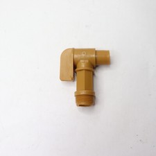 Faucet Spigot for Drums and Hedpaks Gold Polyethylene 3/4"
