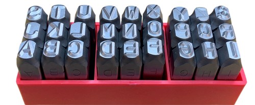8MM 10 MM NUMBER LETTER STAMPS RDGTOOLS JEWELLERY CRAFT JEWELLERY MAKING - Picture 2 of 5