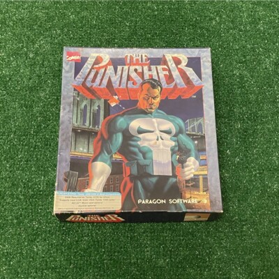 THE PUNISHER Paragon Software Floppy Disc PC/Tandy COMPLETE CIB Rare Game