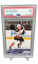 2023 Upper Deck Tristan Luneau Rookie Young Guns Anaheim Ducks PSA 9 RC!