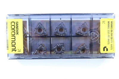 NEW BOX ( 10 PCS ) SANDVIK WNMG 06 04 08-PF 4425 WNMG 332-PF CARBIDE INSERTS