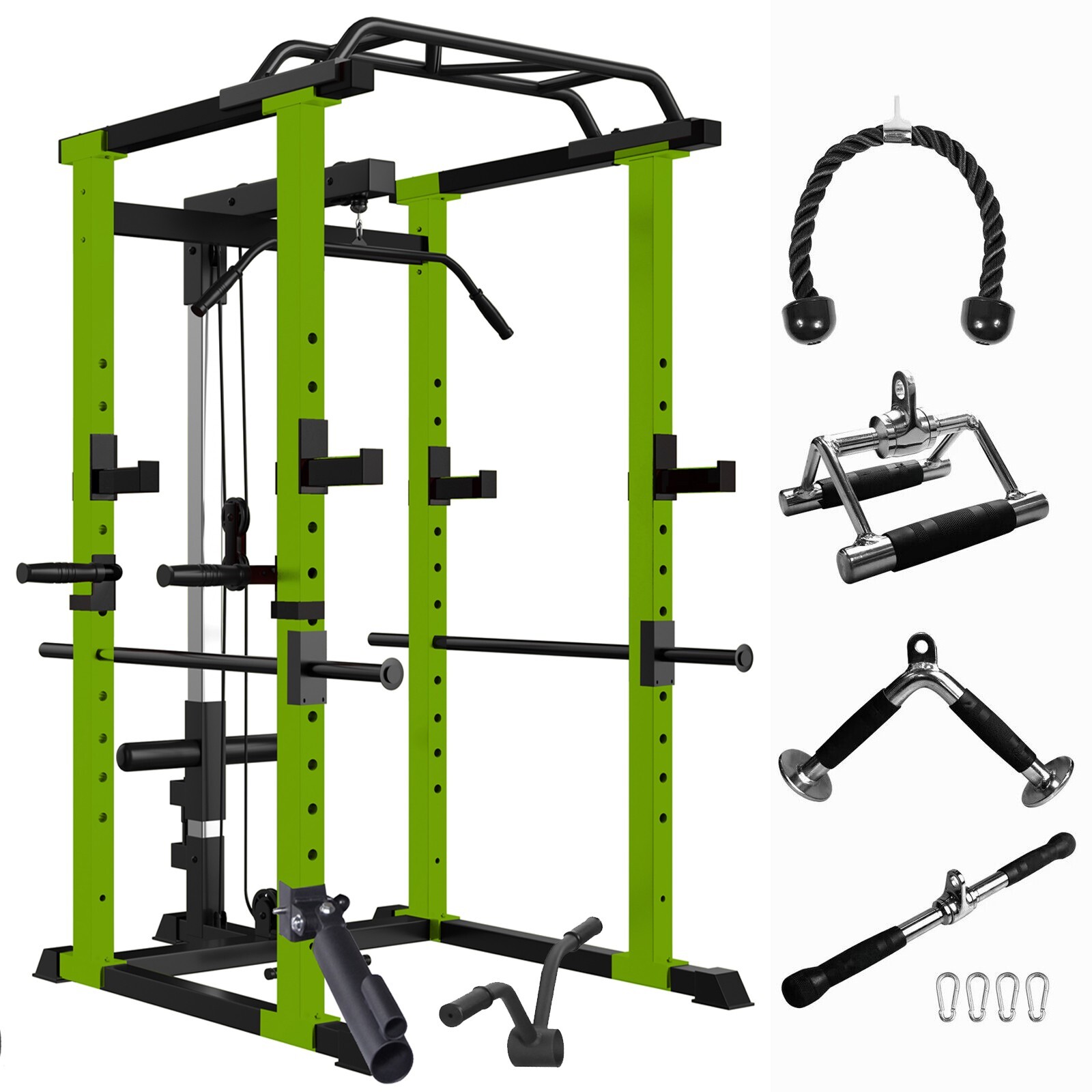 IFAST Power Cage Squat Rack  Stands Gym Equipment Capacity O