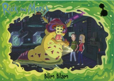 Rick & Morty Season 2 Plumbus Base Card #15 Blim Blam