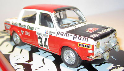 IXO Simca 1000 Rallye 2 - Monte Carlo 1973, 1/43 (occasion, Très Bon état Avec Boîte)