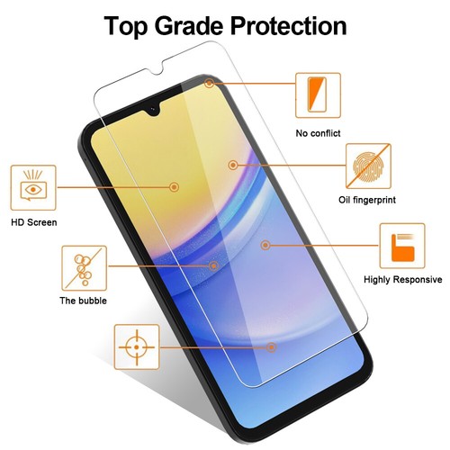 3 Pack For Samsung Galaxy A10E Premium Tempered Glass Screen Protector - Picture 3 of 8