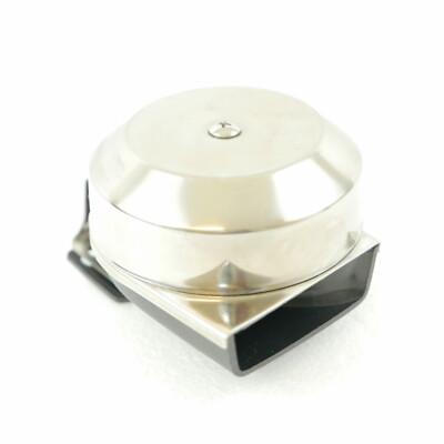 Elektrisches Bootshorn in Marinequalität, Edelstahl, 12 V, 105 dB. Von MiDMarine
