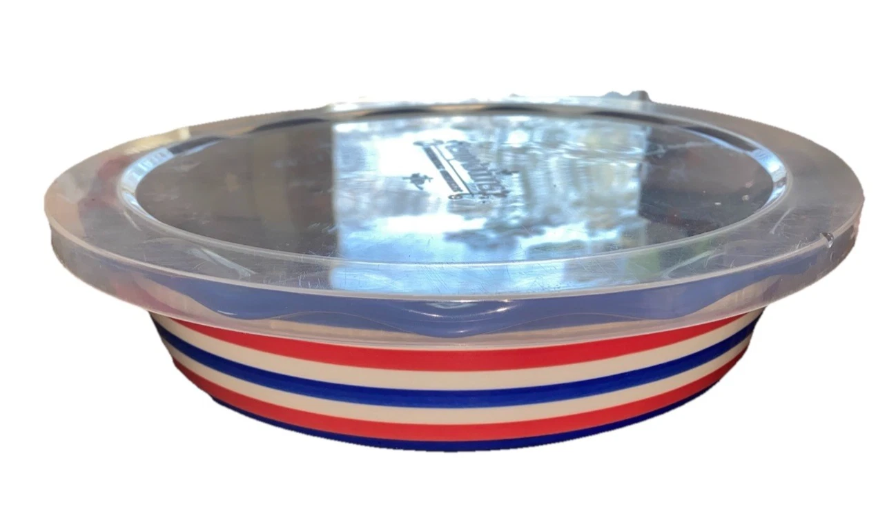 Temptations Presentable Ovenware by Tara Fluted Pie Dish with Lid