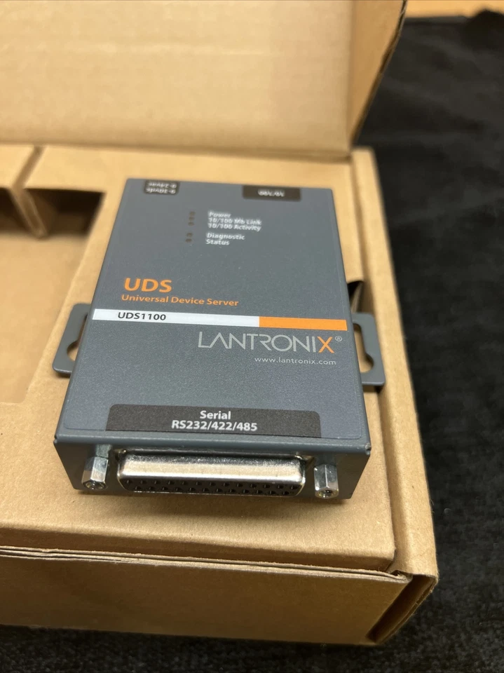 BRAND NEW - OPEN BOX- Lantronix UDS1100 Industrial Serial to Ethernet Converter - Image 3 of 3